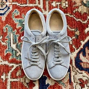 Zespa perforated suede sneakers, grey size 37
